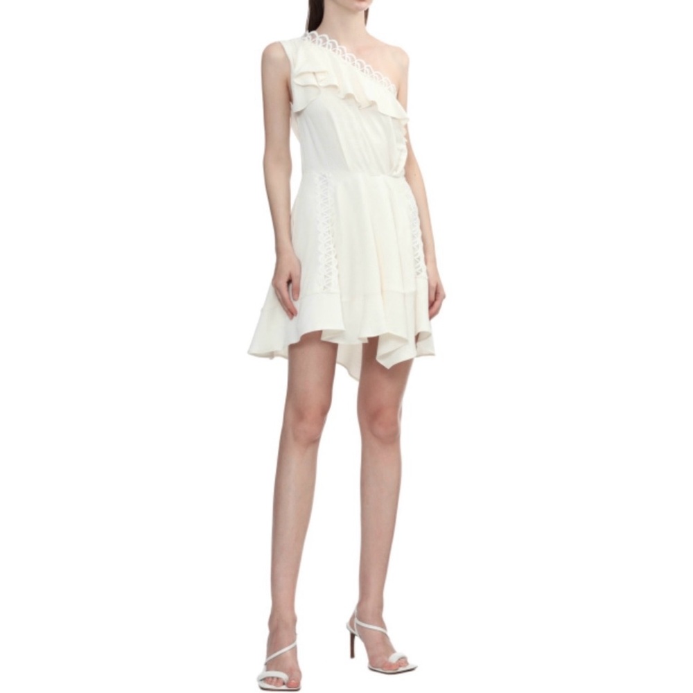 NEW IRO IVORY ONE-SHOULDER MINI DRESS - Picture 9 of 9